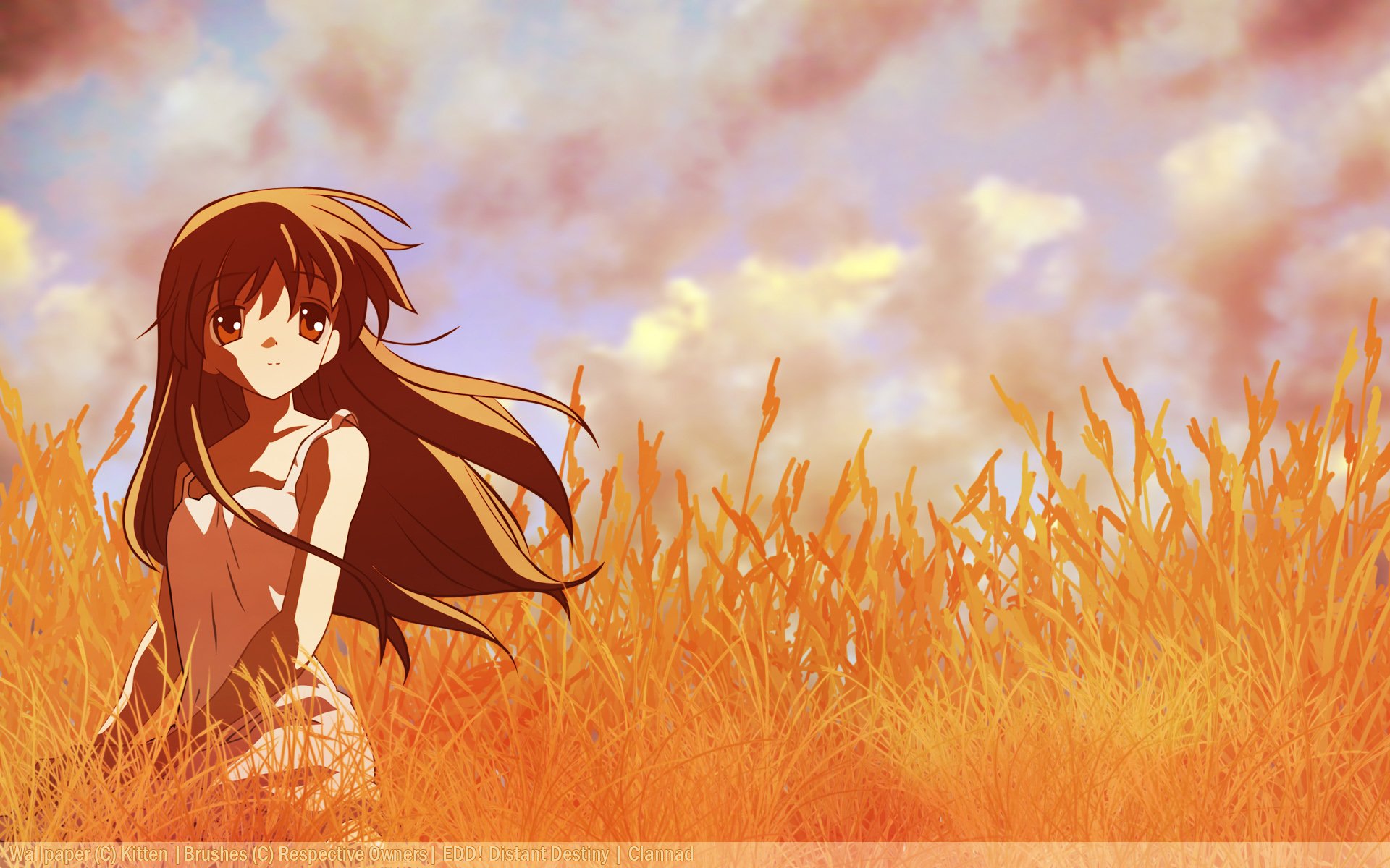 Fantastic wallpaper of the girl in the illusionary world : r/Clannad