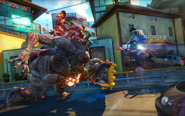 video game Sunset Overdrive HD Desktop Wallpaper | Background Image