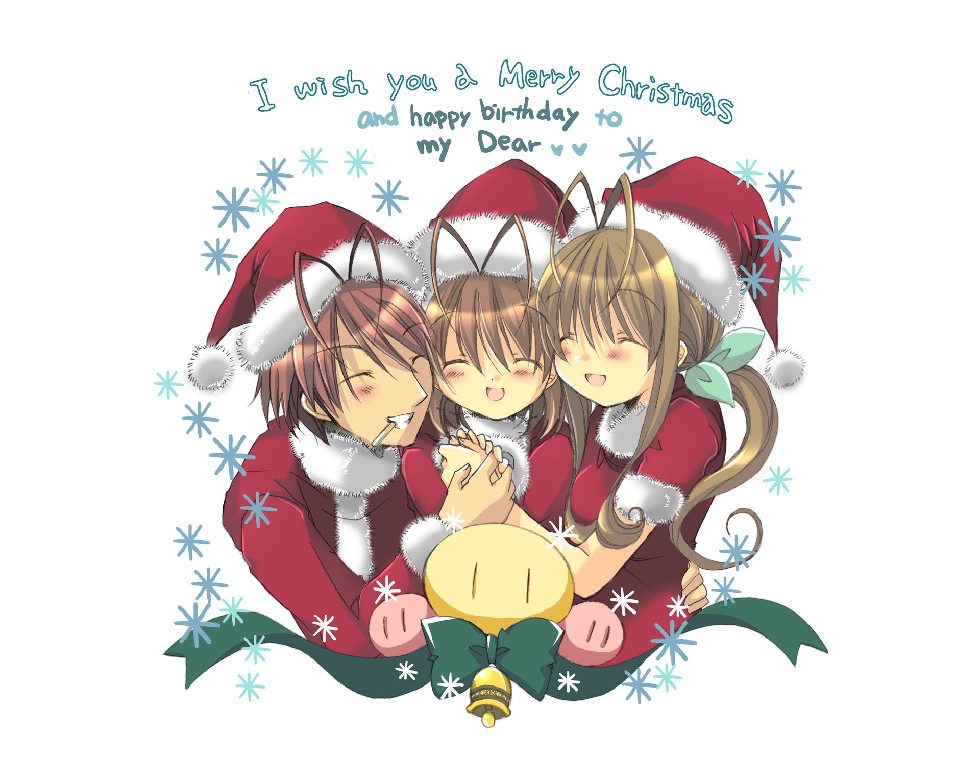 Download Sanae Furukawa Akio Furukawa Nagisa Furukawa Anime Clannad HD Wallpaper