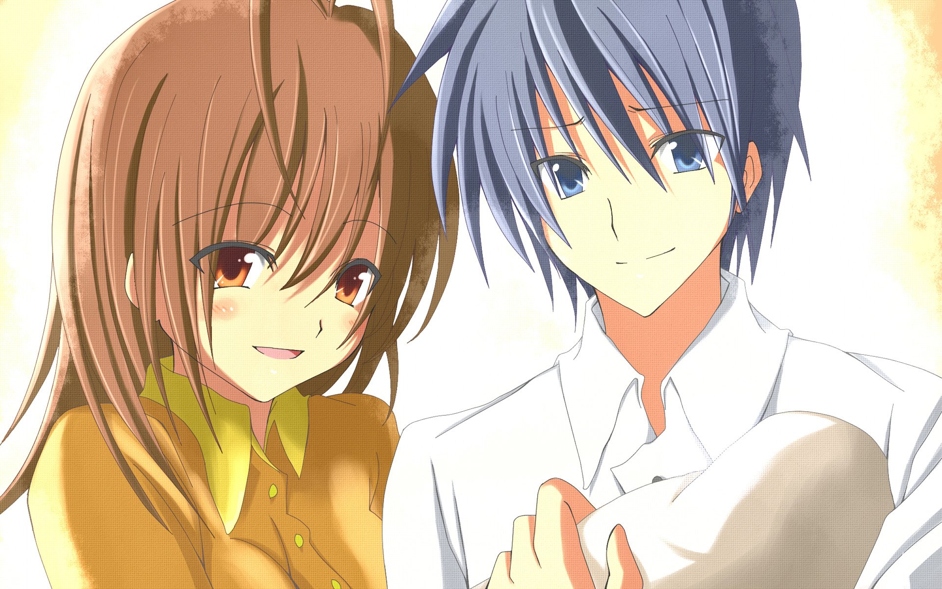 Download Tomoya Okazaki Nagisa Furukawa Anime Clannad HD Wallpaper