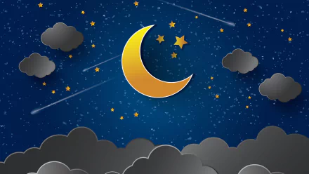 artistic crescent HD Desktop Wallpaper | Background Image
