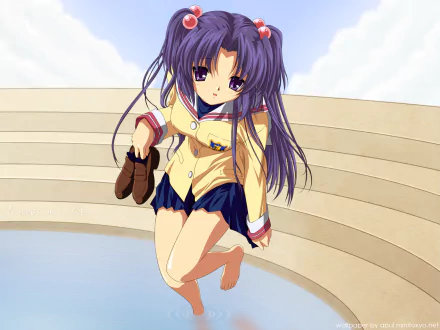 Kotomi Ichinose Anime Clannad HD Desktop Wallpaper | Background Image