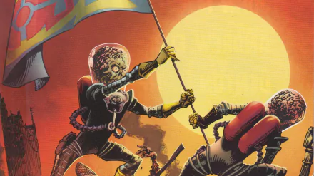 Comic mars attacks HD Desktop Wallpaper | Background Image