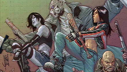 Comic Hack/Slash HD Desktop Wallpaper | Background Image
