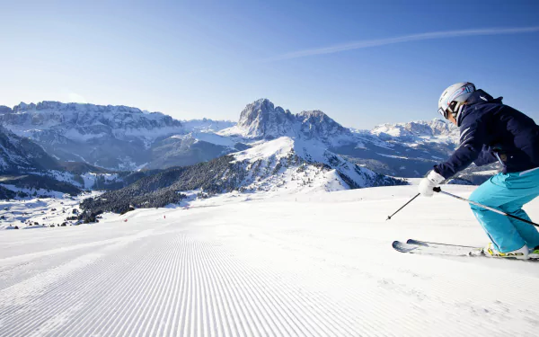  Skiing The Slopes