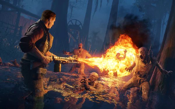 video game HUNT: Horrors of the Gilded Age HD Desktop Wallpaper | Background Image