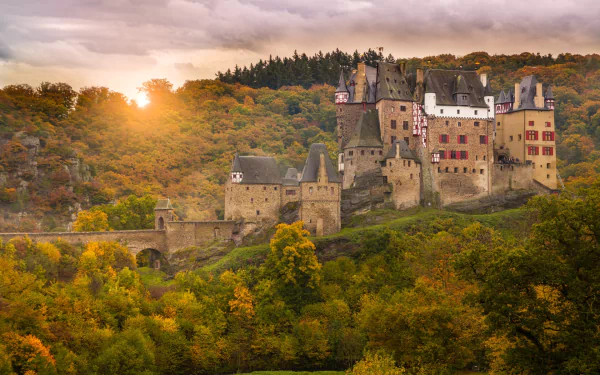 man made Eltz Castle HD Desktop Wallpaper | Background Image