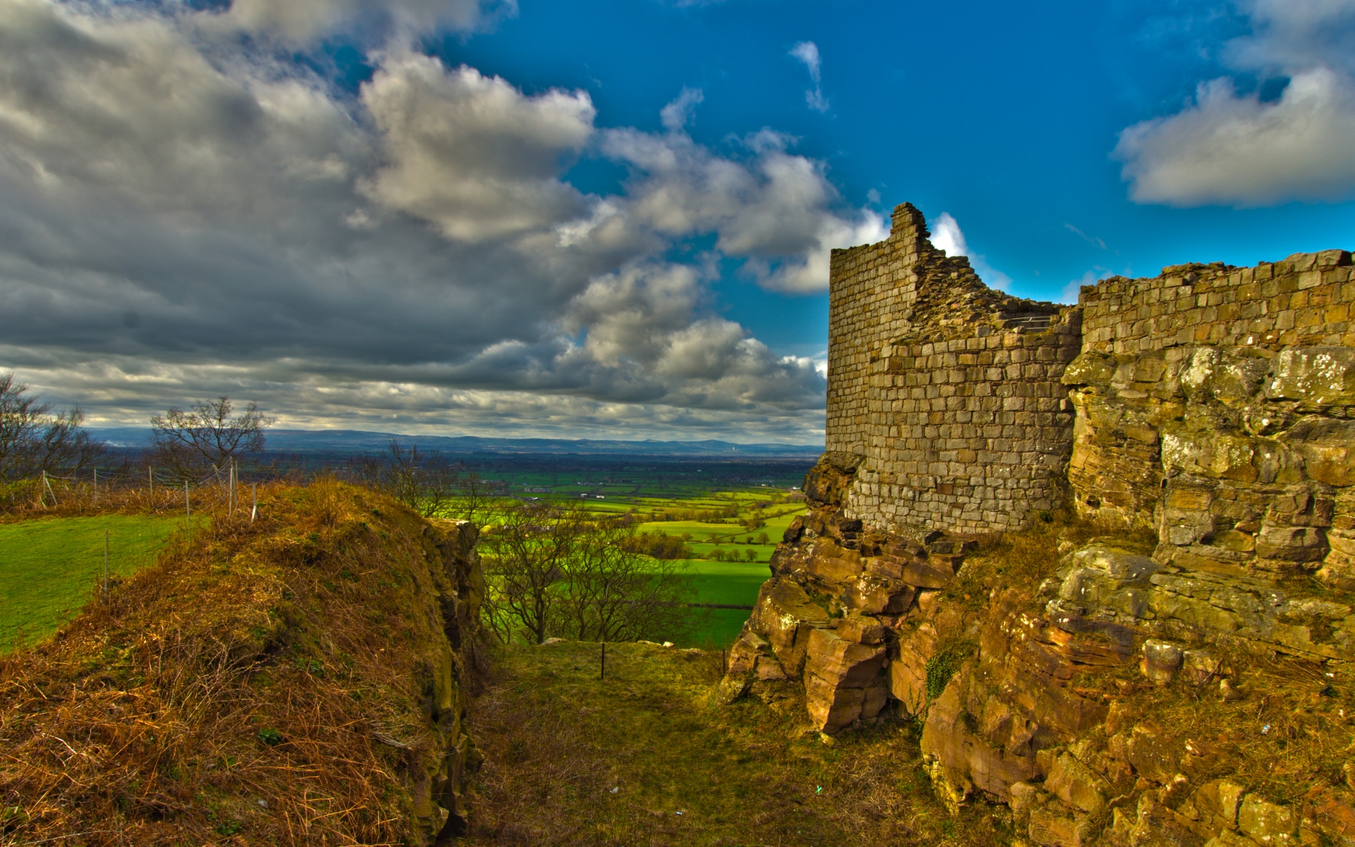 Man Made Beeston Castle HD Wallpaper | Background Image