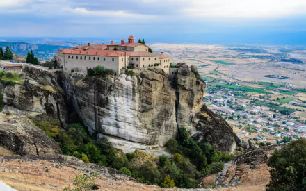 religious Meteora HD Desktop Wallpaper | Background Image