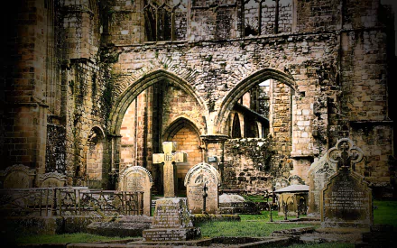 man made Bolton Priory HD Desktop Wallpaper | Background Image