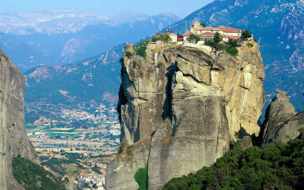 religious Meteora HD Desktop Wallpaper | Background Image