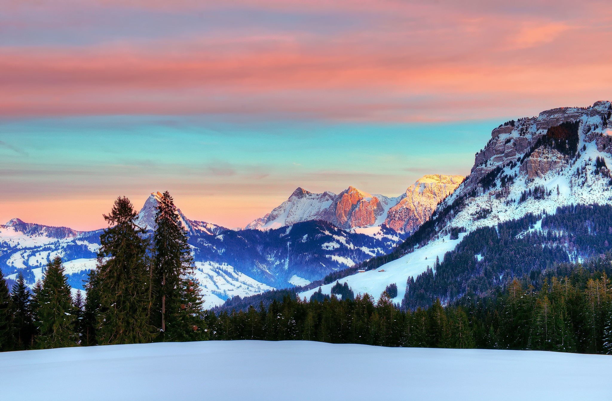 Alps Mountain HD Wallpaper