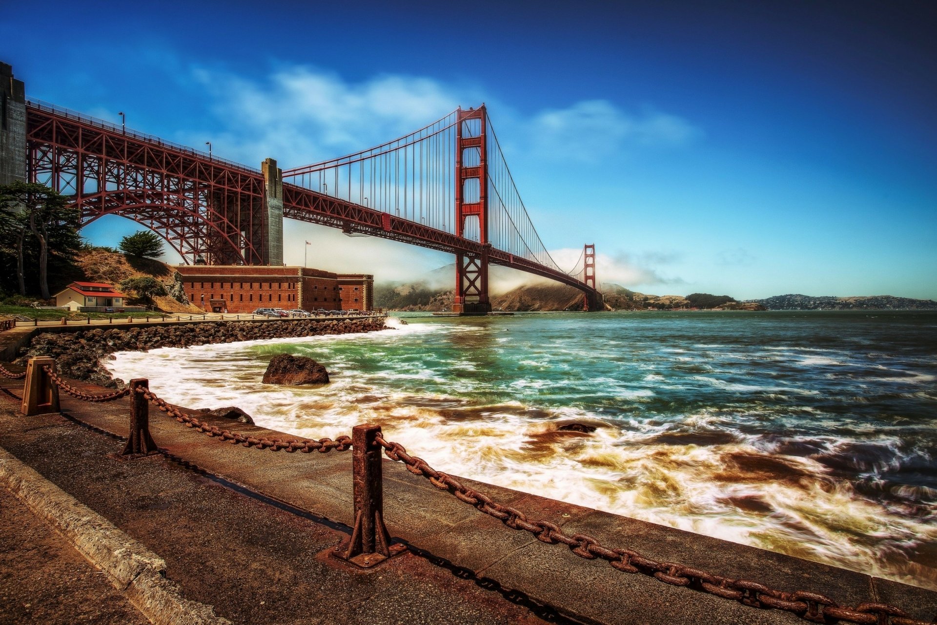 Download California Bridge Man Made Golden Gate Bridge HD Wallpaper