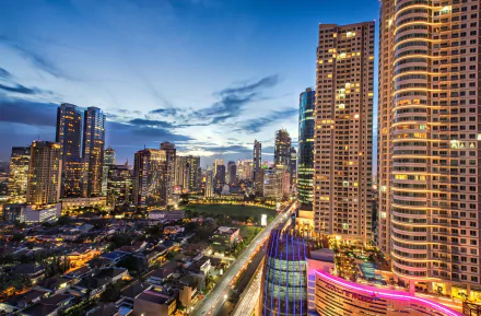 evening Indonesia Java (Indonesia) man made Jakarta HD Desktop Wallpaper | Background Image