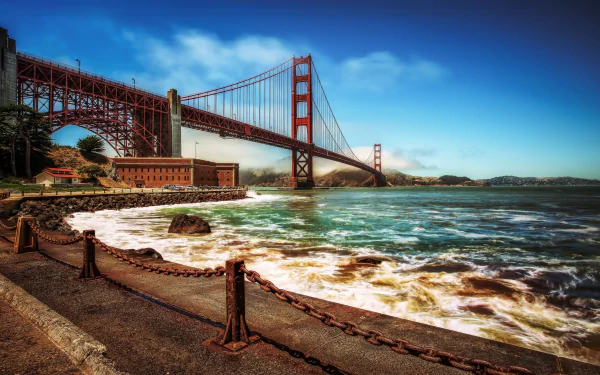 California bridge man made Golden Gate Bridge HD Desktop Wallpaper | Background Image