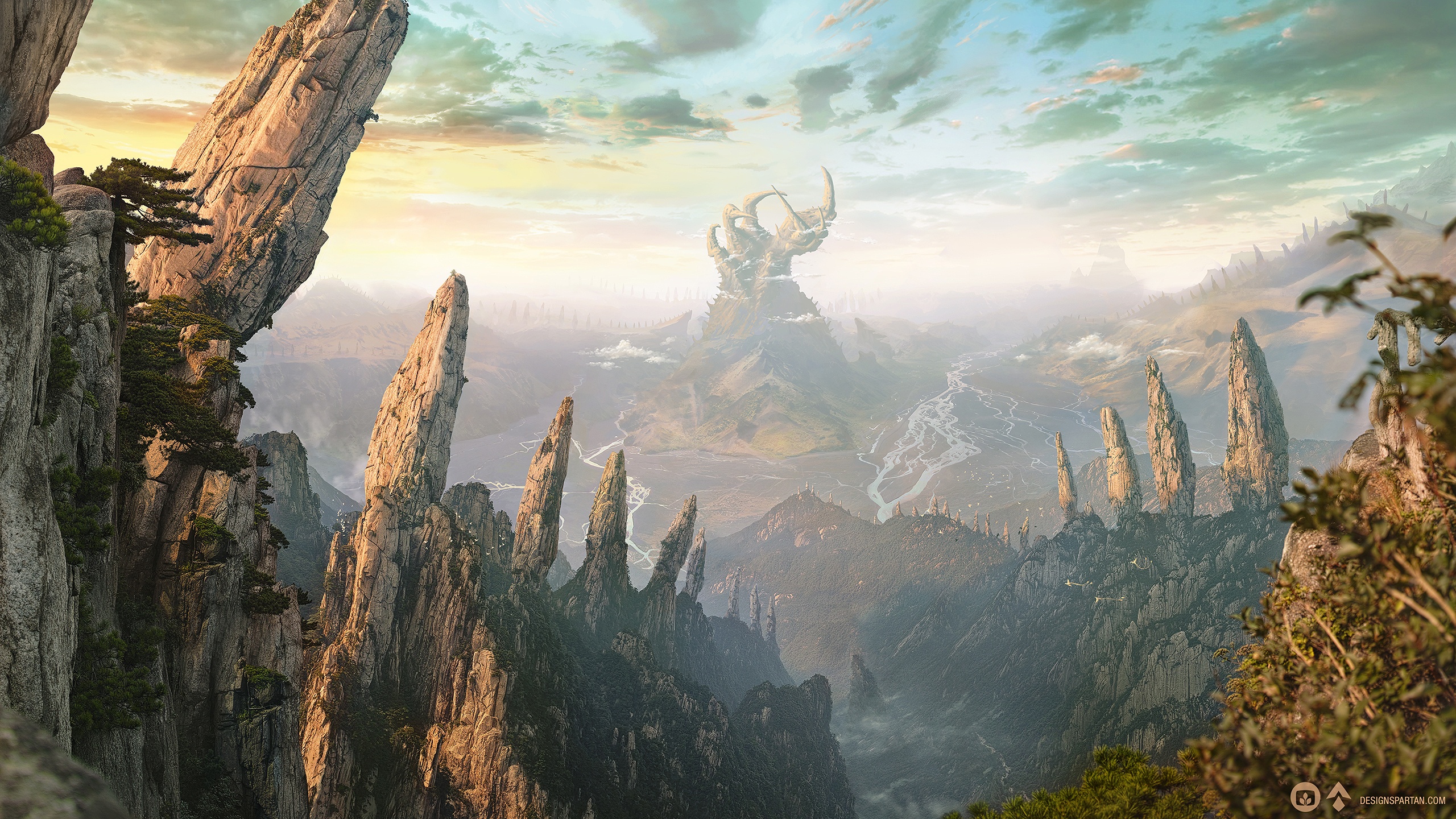 Fantasy Landscape HD Wallpaper | Background Image | 2560x1440