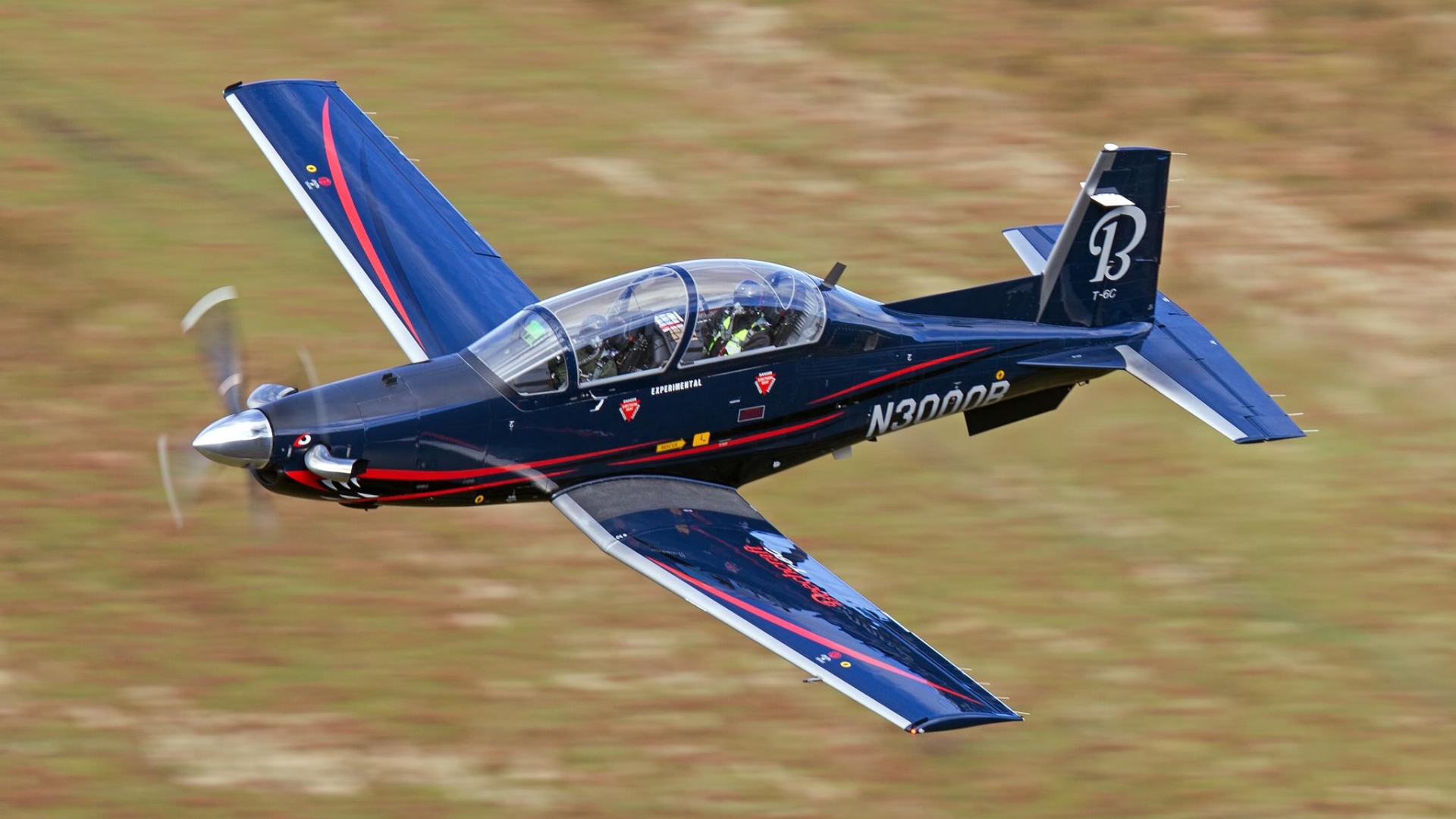 Military Beechcraft T-6 Texan Ii HD Wallpaper