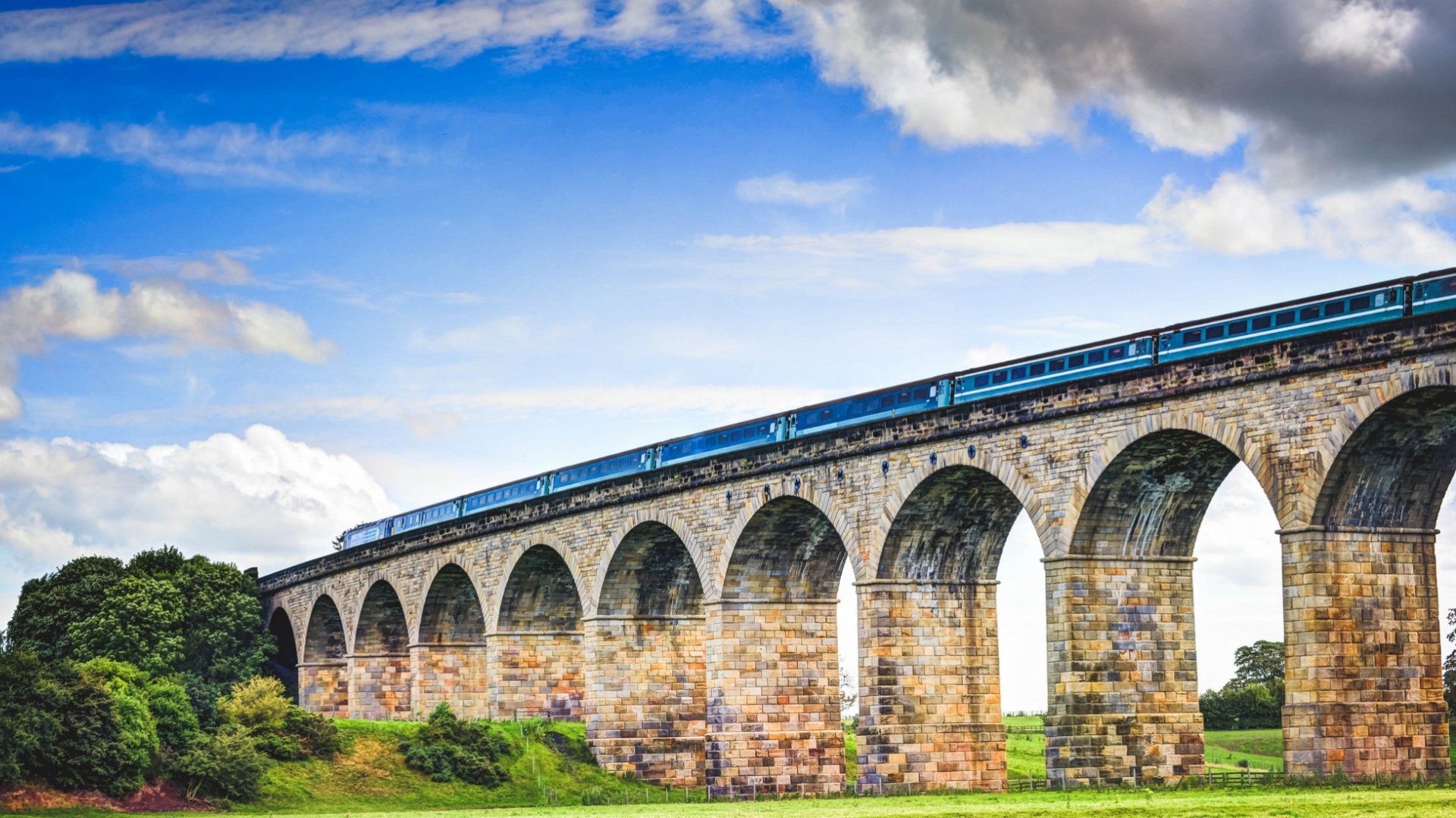 Download Man Made Arthington Viaduct HD Wallpaper