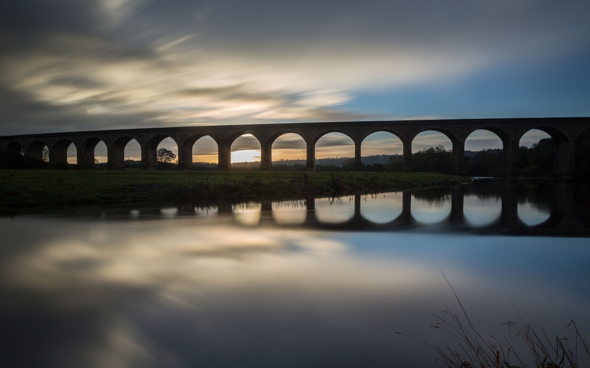 Download Man Made Arthington Viaduct HD Wallpaper