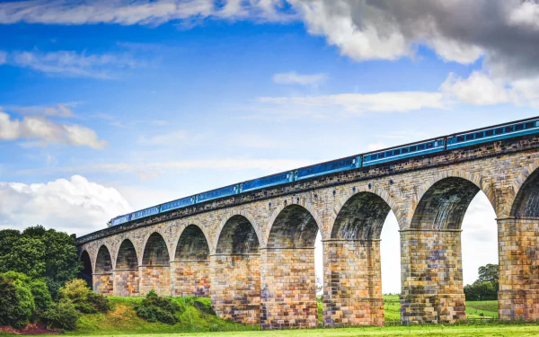 man made Arthington Viaduct HD Desktop Wallpaper | Background Image