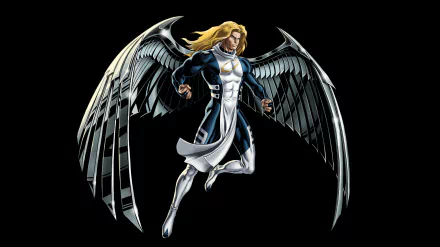 blonde wings Angel (Marvel Comics) Warren Worthington III Comic angel HD Desktop Wallpaper | Background Image