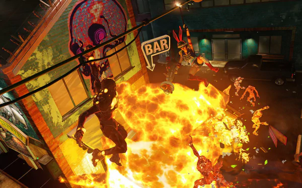 video game Sunset Overdrive HD Desktop Wallpaper | Background Image