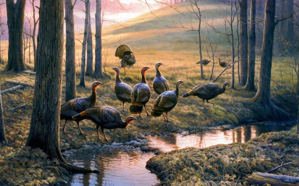 Animal turkey (bird) HD Desktop Wallpaper | Background Image
