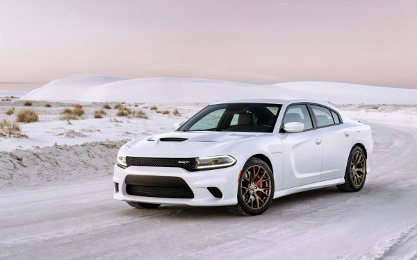 Vehicles Dodge Charger SRT Dodge Charger Car Dodge Charger Snow White HD Wallpaper | Background Image