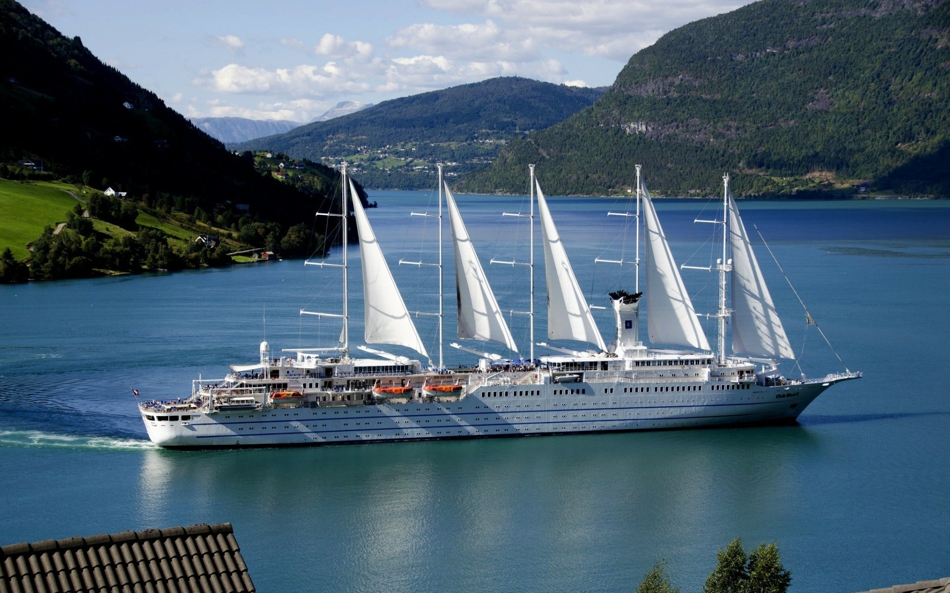 Download Sails Ship Vehicle Sailboat HD Wallpaper