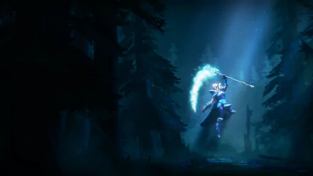 Crystal Maiden (DotA 2) video game DotA 2 HD Desktop Wallpaper | Background Image