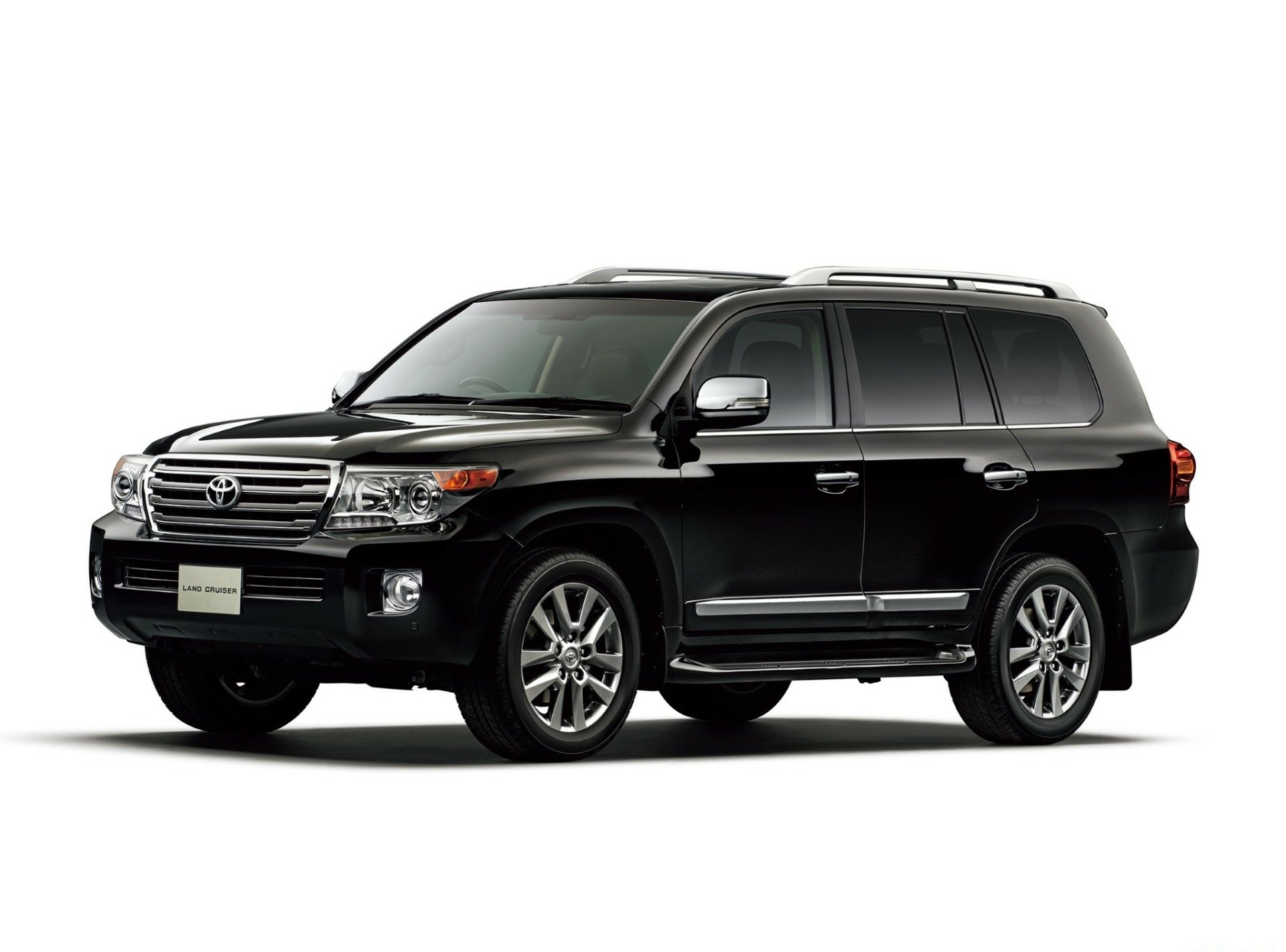 Download Black Vehicle Toyota Land Cruiser Hd Wallpaper 