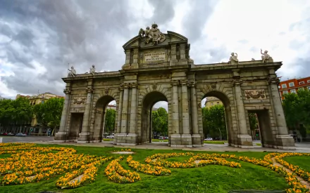 man made Puerta de Alcalá HD Desktop Wallpaper | Background Image