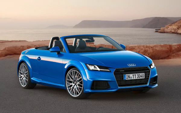 blue Audi vehicle Audi TT Roadster HD Desktop Wallpaper | Background Image