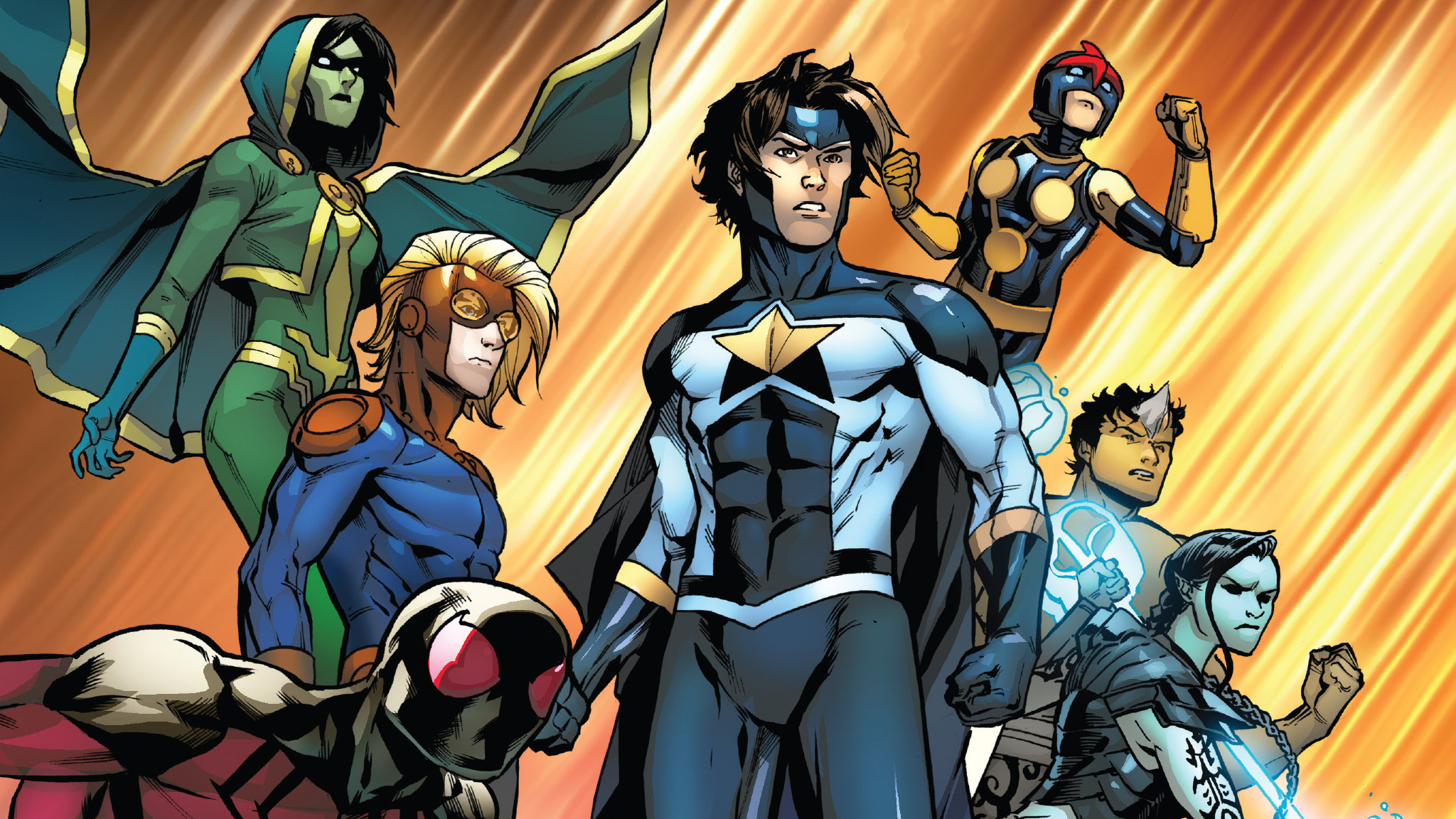 Comics New Warriors HD Wallpaper | Background Image