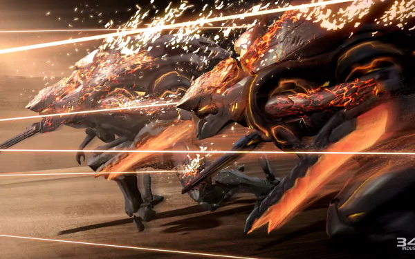 Promethean Knight video game Halo: Spartan Strike HD Desktop Wallpaper | Background Image