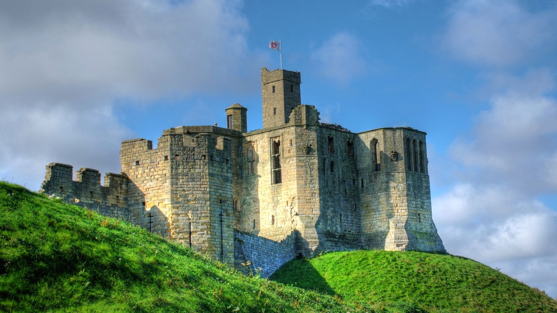 Man Made Warkworth Castle HD Wallpaper | Background Image