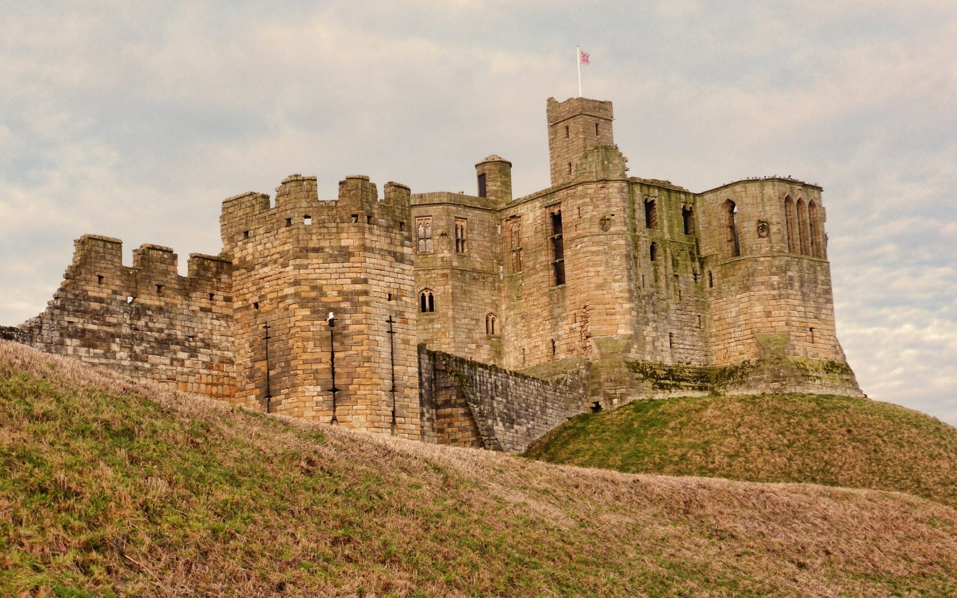 Download Man Made Warkworth Castle HD Wallpaper