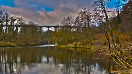 man made Pontcysyllte Aqueduct HD Desktop Wallpaper | Background Image