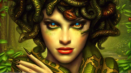 fantasy medusa HD Desktop Wallpaper | Background Image