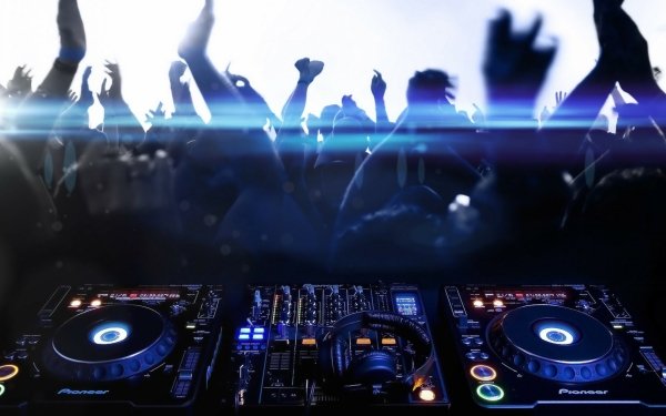 Music DJ Headphones Dance Dancing People Pioneer HD Wallpaper | Background Image