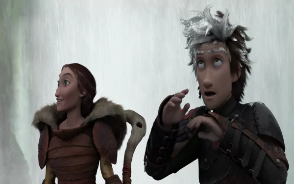 Hiccup (How to Train Your Dragon) Valka (How to Train Your Dragon) movie How to Train Your Dragon 2 HD Desktop Wallpaper | Background Image