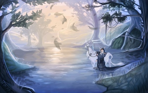 Fantasy Elf Landscape HD Wallpaper | Background Image