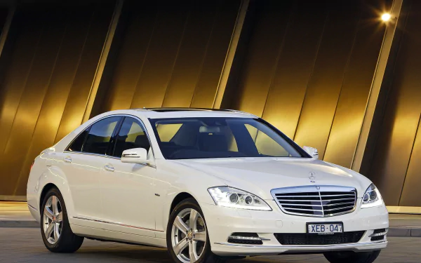 white Mercedes vehicle Mercedes-Benz 350 S HD Desktop Wallpaper | Background Image