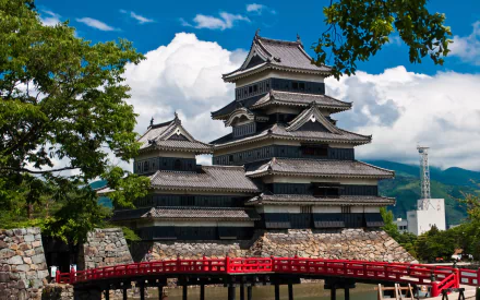 man made matsumoto castle HD Desktop Wallpaper | Background Image