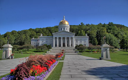 man made Vermont State House HD Desktop Wallpaper | Background Image