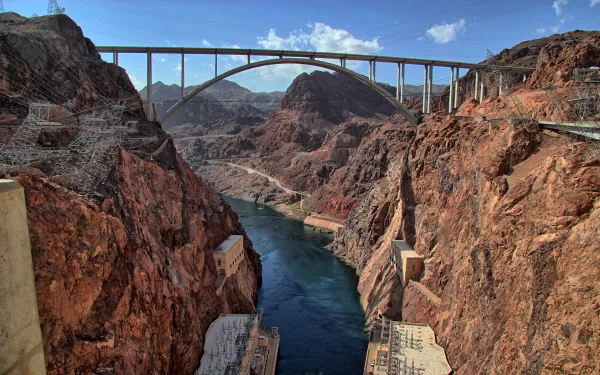 man made hoover dam HD Desktop Wallpaper | Background Image
