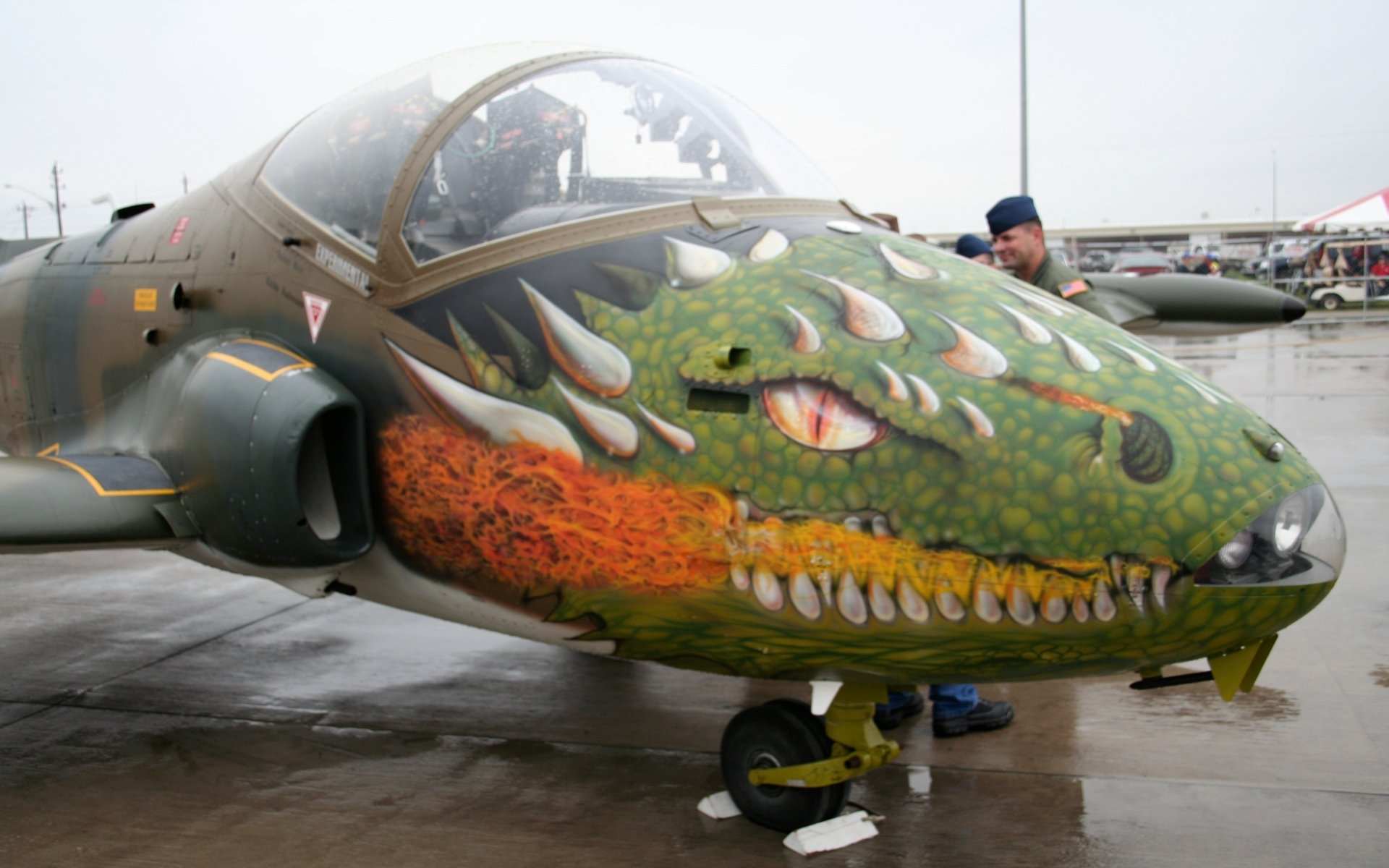 Download Military Aircraft Nose Art HD Wallpaper