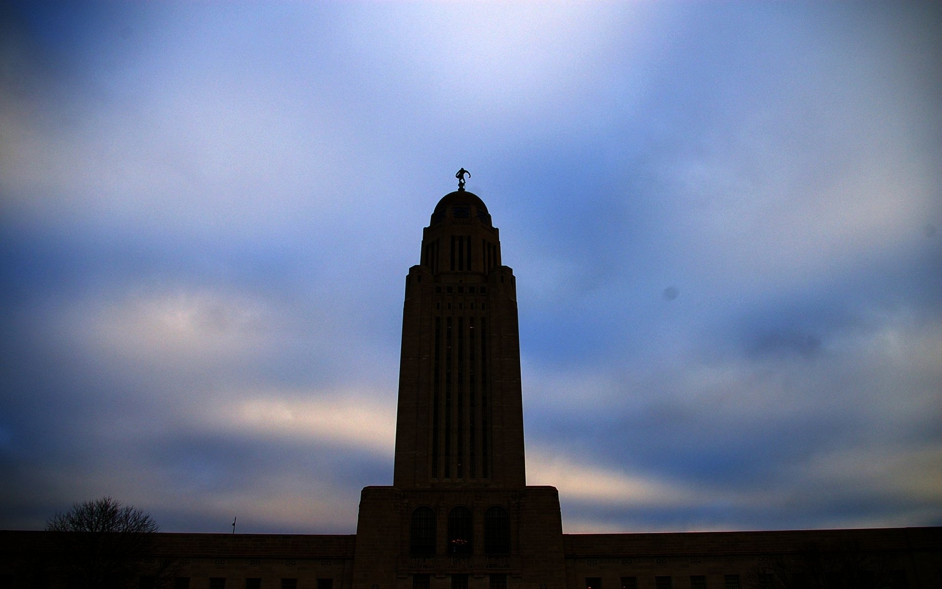 Download Man Made Nebraska State Capitol HD Wallpaper
