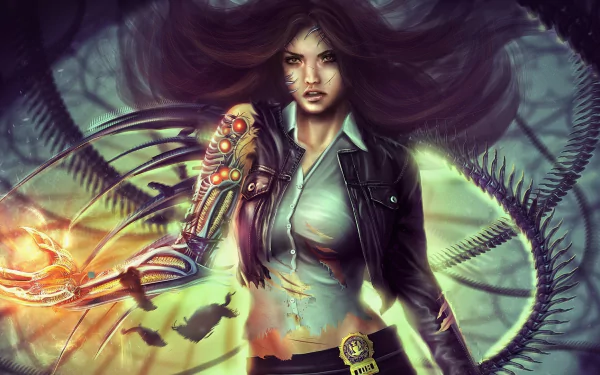 Comic Witchblade HD Desktop Wallpaper | Background Image