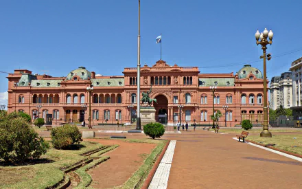 man made Casa Rosada HD Desktop Wallpaper | Background Image